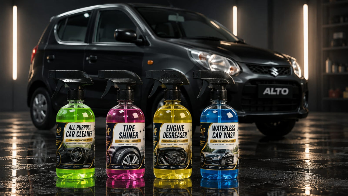 S&P 4-in-1 Premium Car Cleaning Bundle | Each 250ml