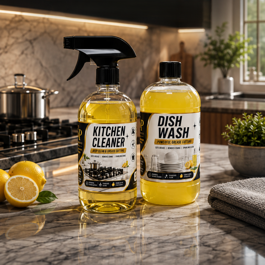 Kitchen Duo | Kitchen Cleaner + Dish Wash | 250ml
