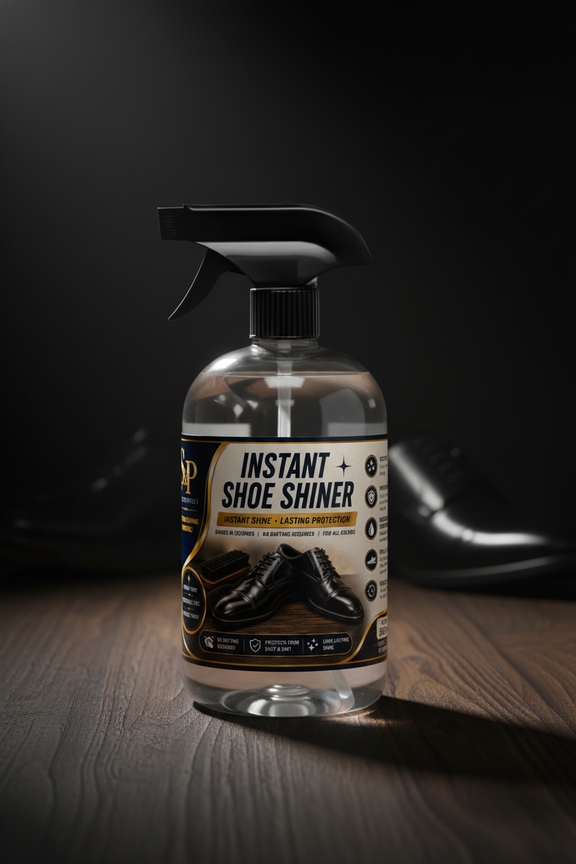 Premium Instant Shoe Shiner Spray 250 ml