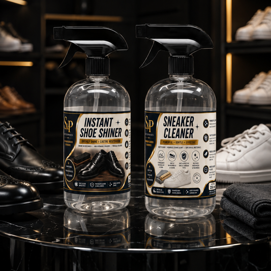 Shoe Care Bundle (2 in 1) | Sneaker Cleaner & Instant Shoe Shiner